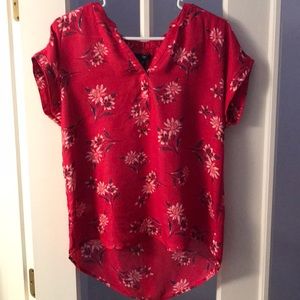 Bright Pink Floral Shirt 🌺